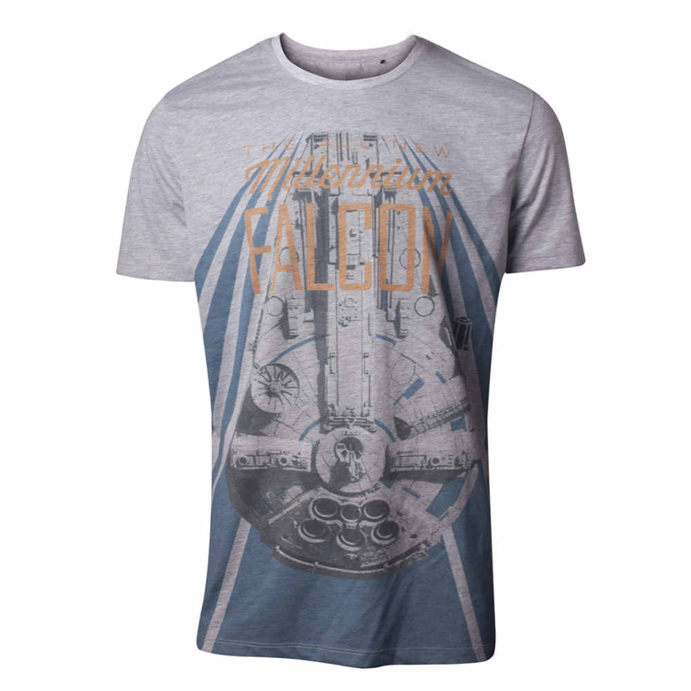 Star Wars - Han Solo The New Millennium Falcon heren unisex T-shirt gr